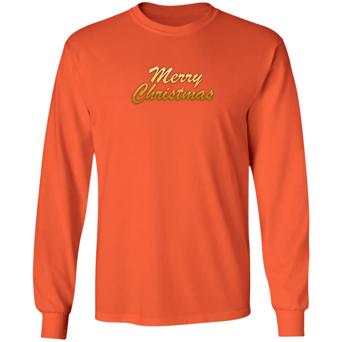 Merry Christmas LS Ultra Cotton Tee Shirt