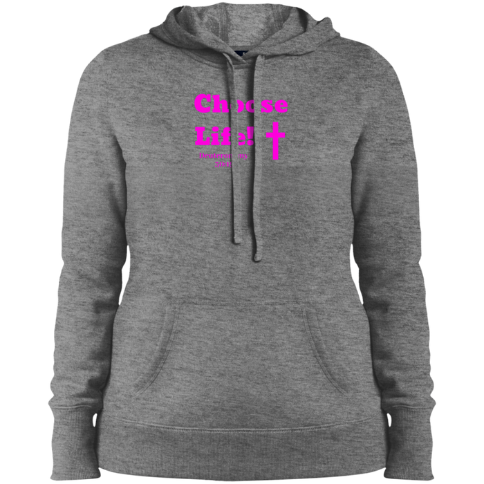 Choose Life 2.0 Ladies Pullover Hooded Sweatshirt