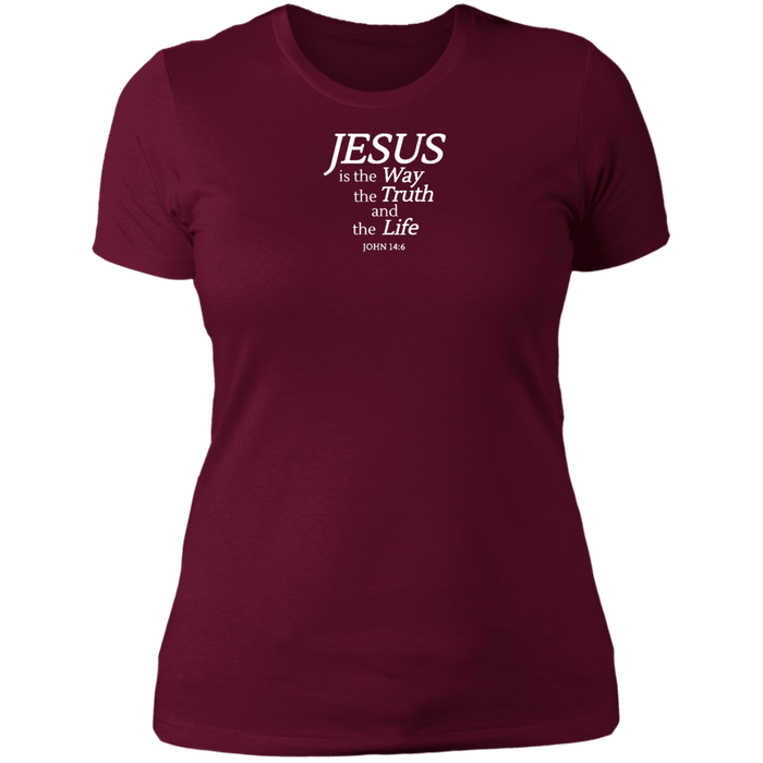 Jesus is the Way Women’s The Boyfriend Tee