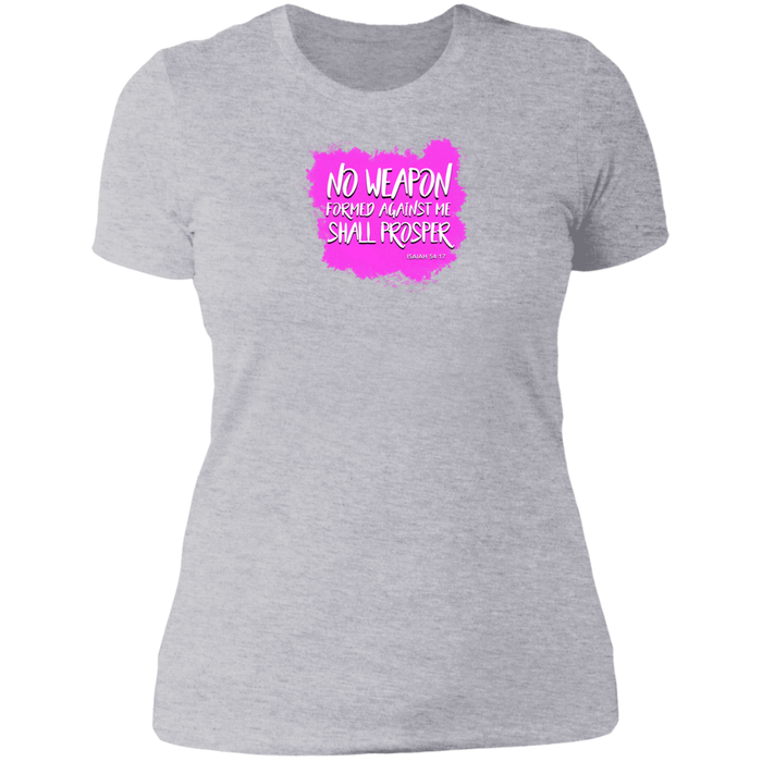 No Weapon Formed Against Me Shall Prosper Women’s The Boyfriend Tee