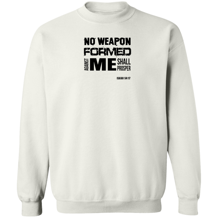 No Weapon Formed Against Me Shall Prosper Men’s Crewneck Sweatshirt