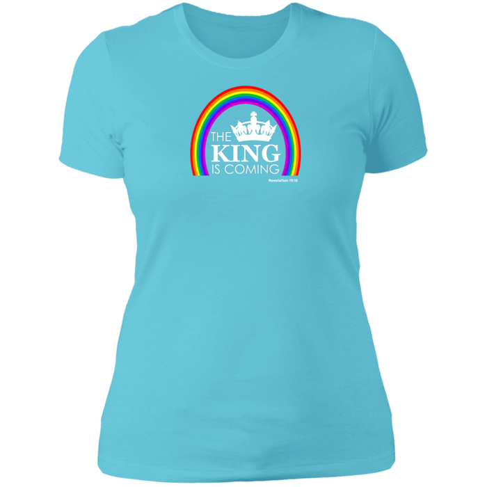 The King is Coming Ladies Boyfriend Tee