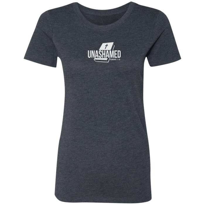 Unashamed Ladies Triblend Tee Shirt