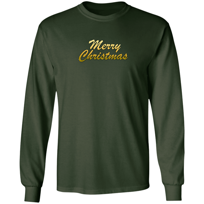 Merry Christmas LS Ultra Cotton Tee Shirt