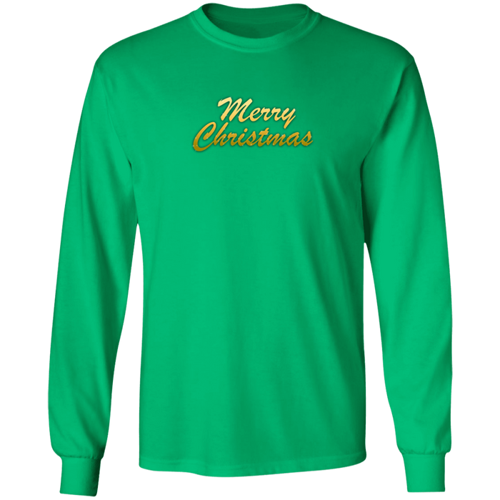 Merry Christmas LS Ultra Cotton Tee Shirt