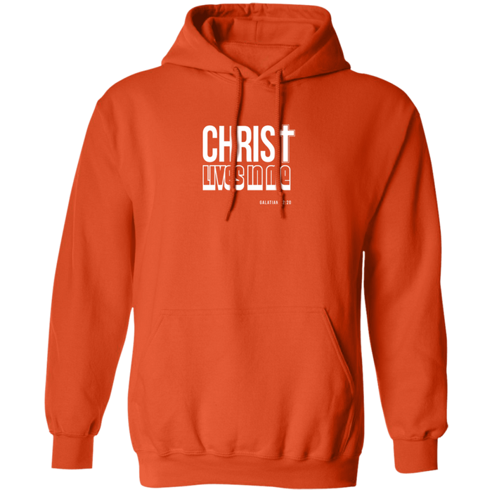 Christ Lives in Me Men’s Pullover Hoodie