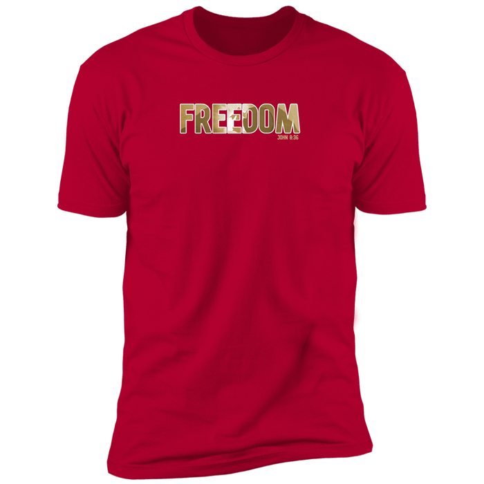 Freedom Men’s Premium Short Sleeve Tee Shirt