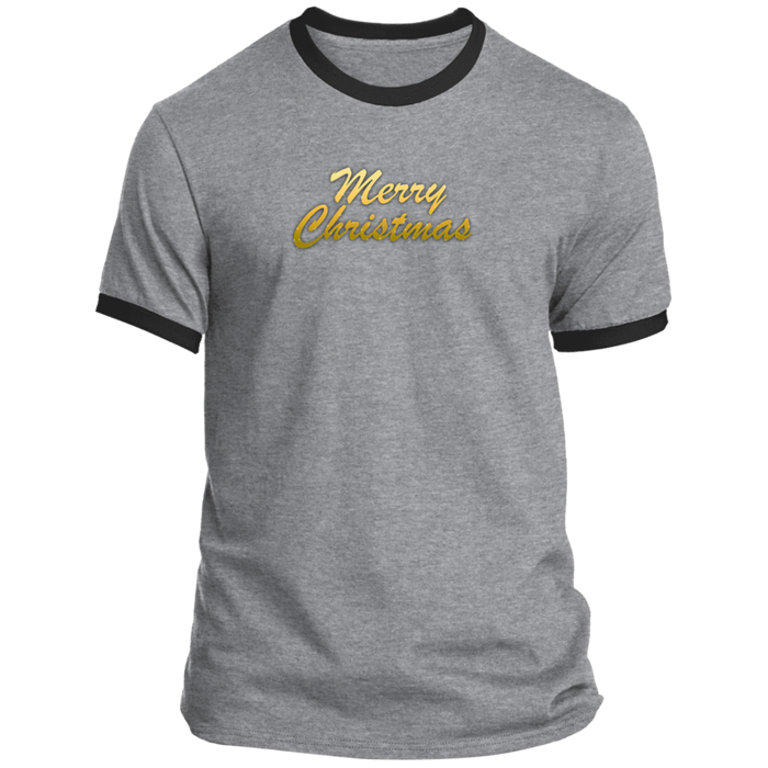 Merry Christmas Men’s Ringer Tee