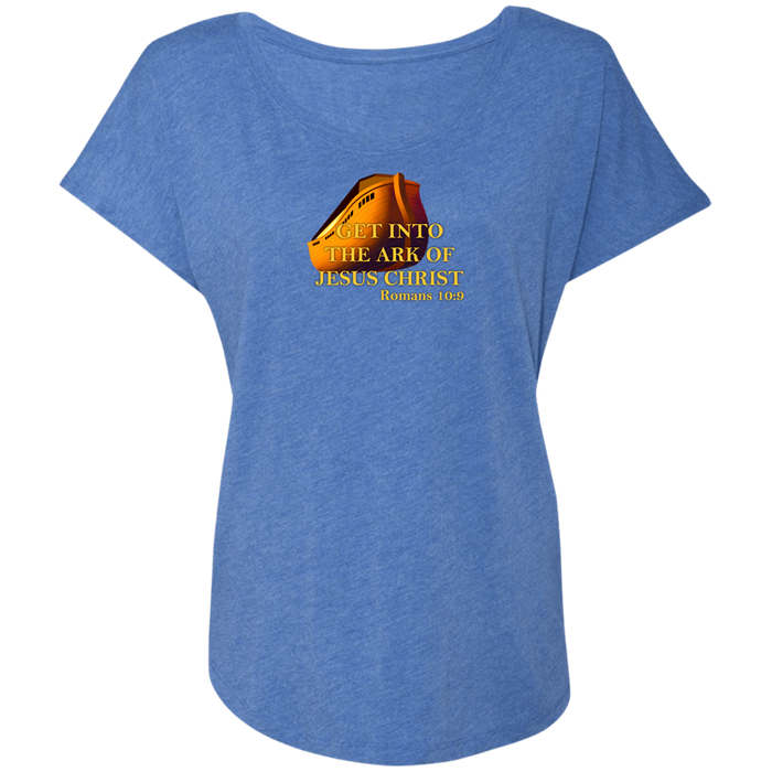 Get Into the Ark of Jesus Christ Women’s Triblend Tee