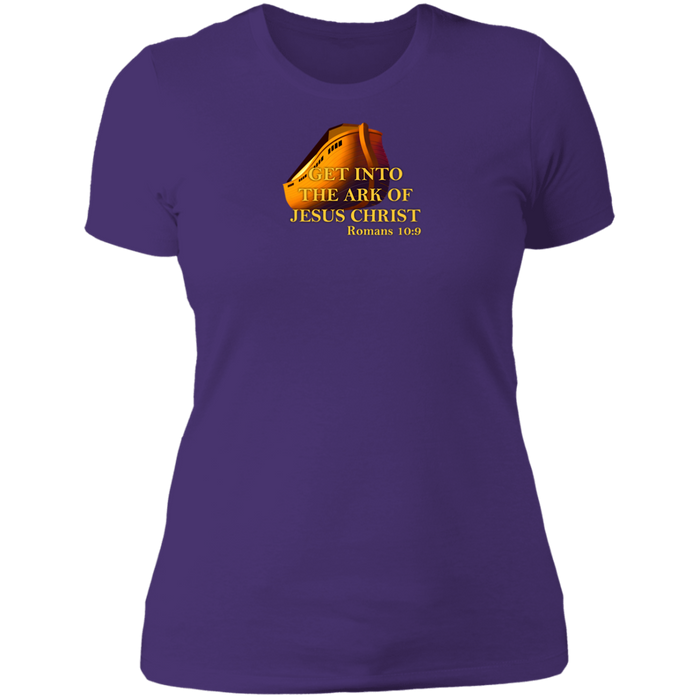 Get Into the Ark of Jesus Christ Ladies Boyfriend Tee Shirt