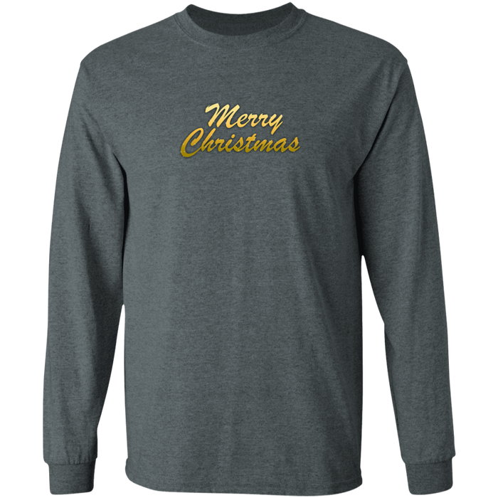 Merry Christmas LS Ultra Cotton Tee Shirt