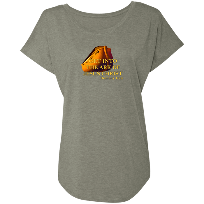 Get Into the Ark of Jesus Christ Women’s Triblend Tee