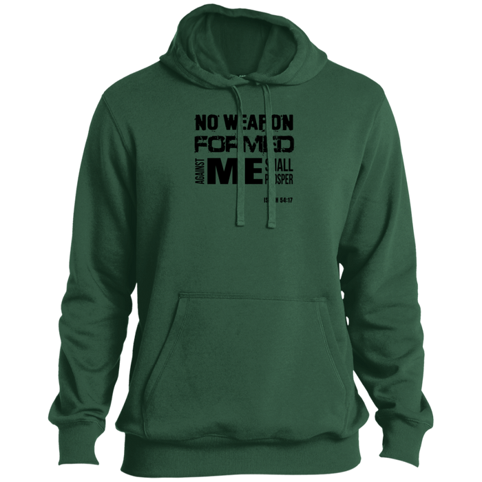 No Weapon Formed Against Me Shall Prosper Men’s Tall Pullover Hoodie