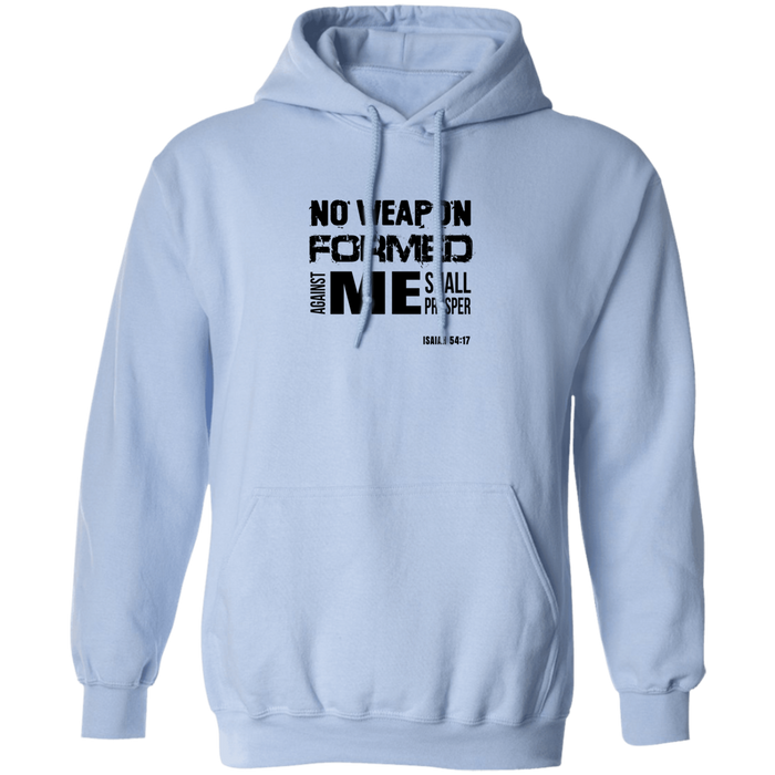 No Weapon Formed Against Me Men’s Pullover Hoodie