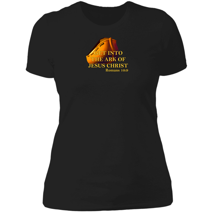 Get Into the Ark of Jesus Christ Ladies Boyfriend Tee Shirt