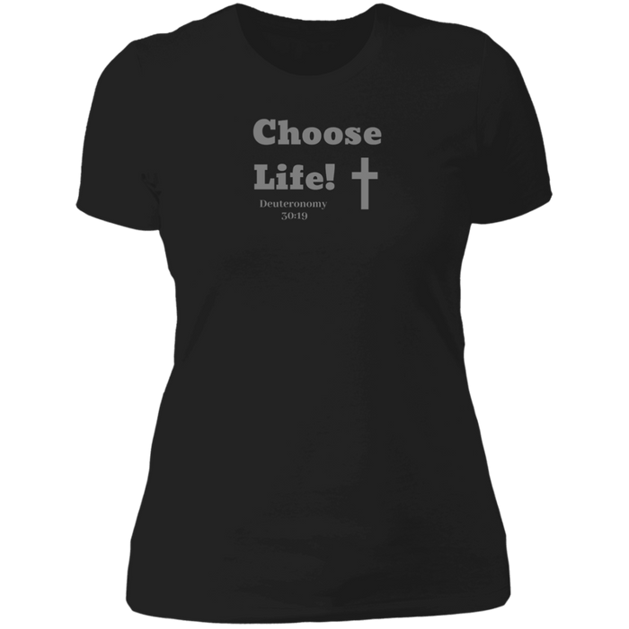 Choose Life 2.0 Ladies Boyfriend Tee