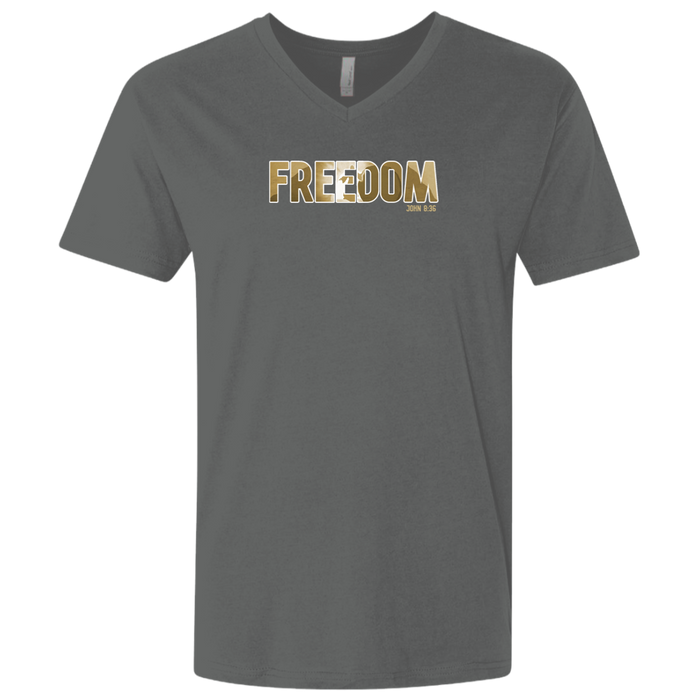 Freedom Men’s Premium Fitted SS V-Neck