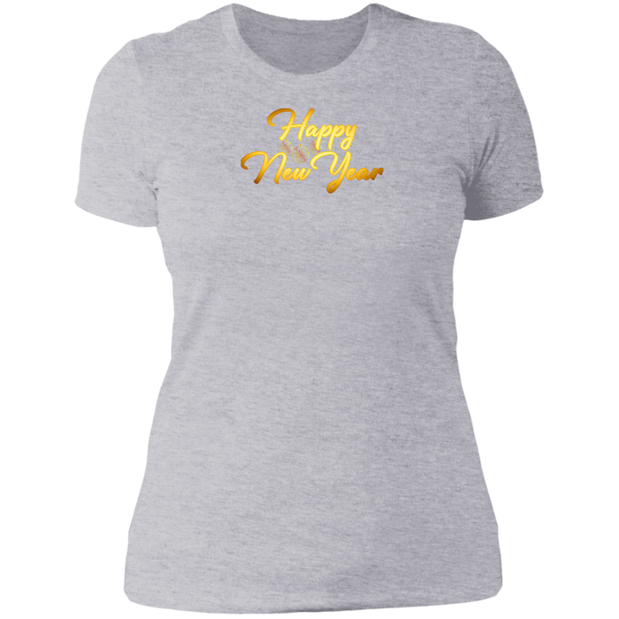 Happy New Year Ladies Boyfriend Tee