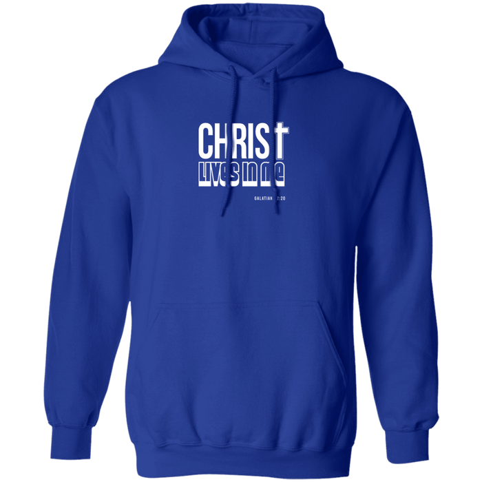 Christ Lives in Me Men’s Pullover Hoodie