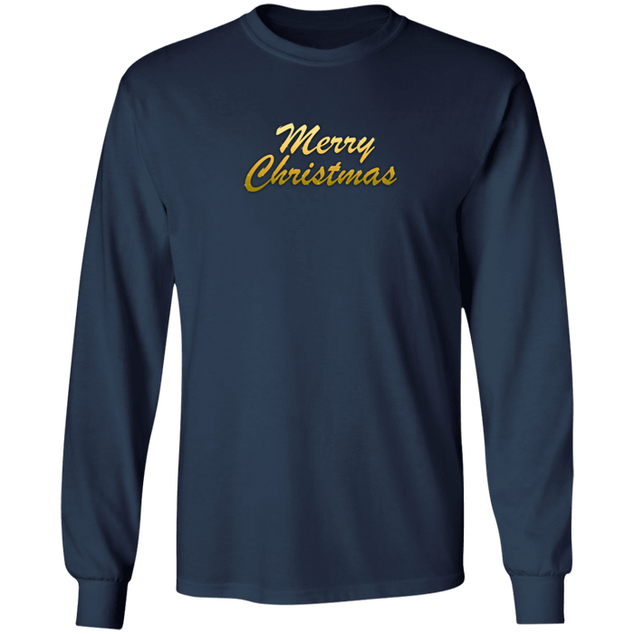 Merry Christmas LS Ultra Cotton Tee Shirt