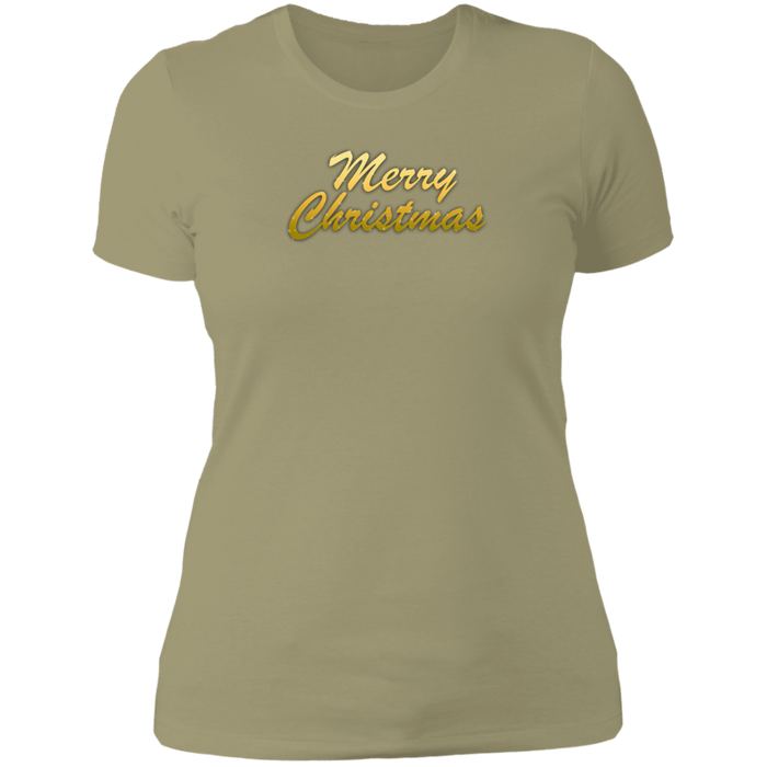 Merry Christmas Ladies Boyfriend Tee