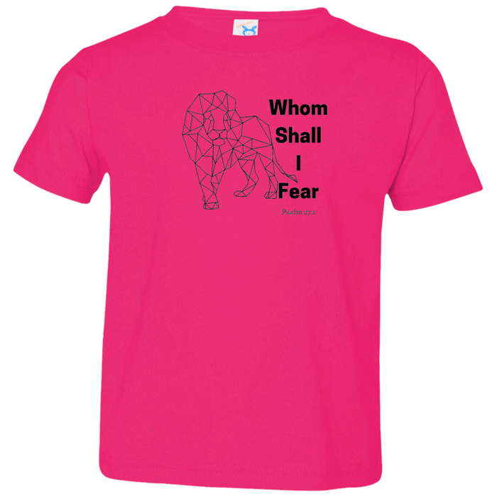 Whom Shall I Fear Kids Toddler Jersey Tee Shirt