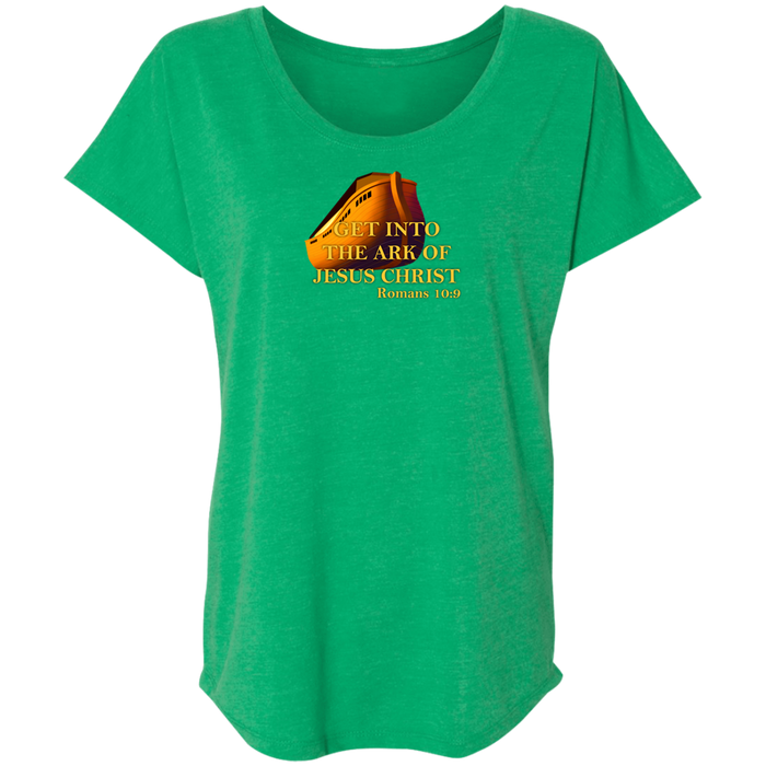 Get Into the Ark of Jesus Christ Women’s Triblend Tee