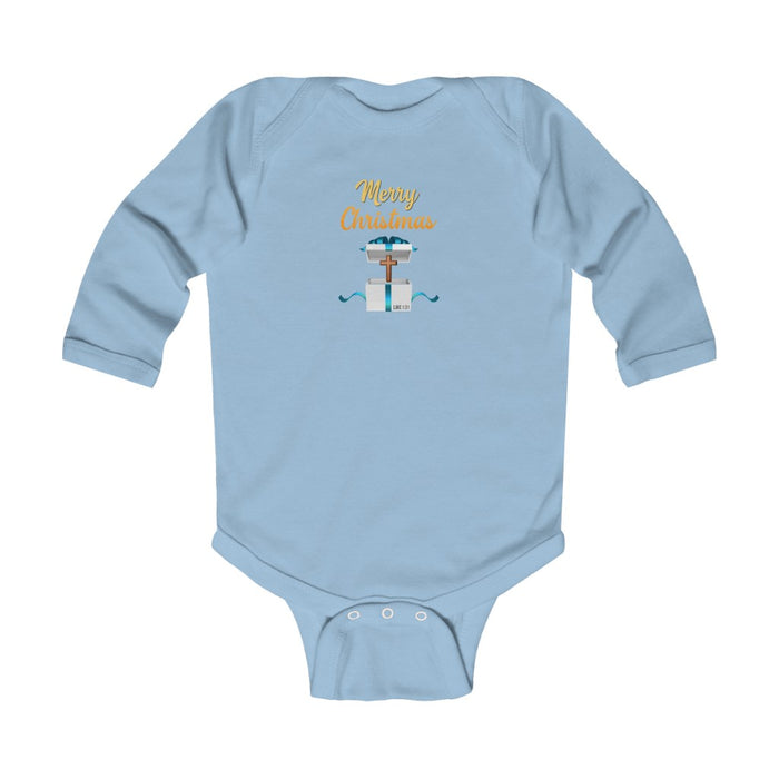 Merry Christmas Infant Long Sleeve Bodysuit