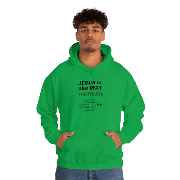 Jesus Is The Only Way Men’s Unisex Heavy Blend™ Hooded Sweatshirt