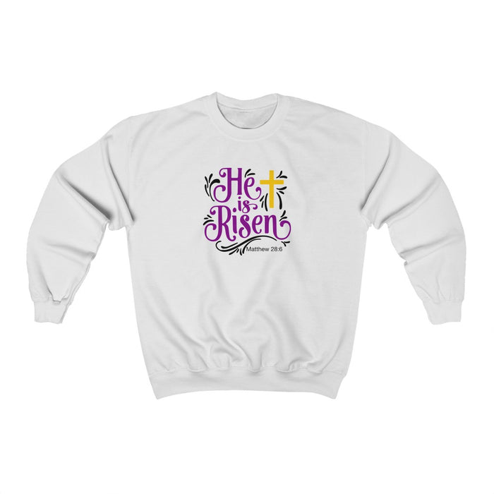 He is Risen Men Unisex Heavy Blend™ Crewneck Sweatshirt