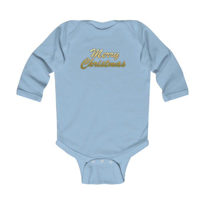 Merry Christmas Infant Long Sleeve Bodysuit