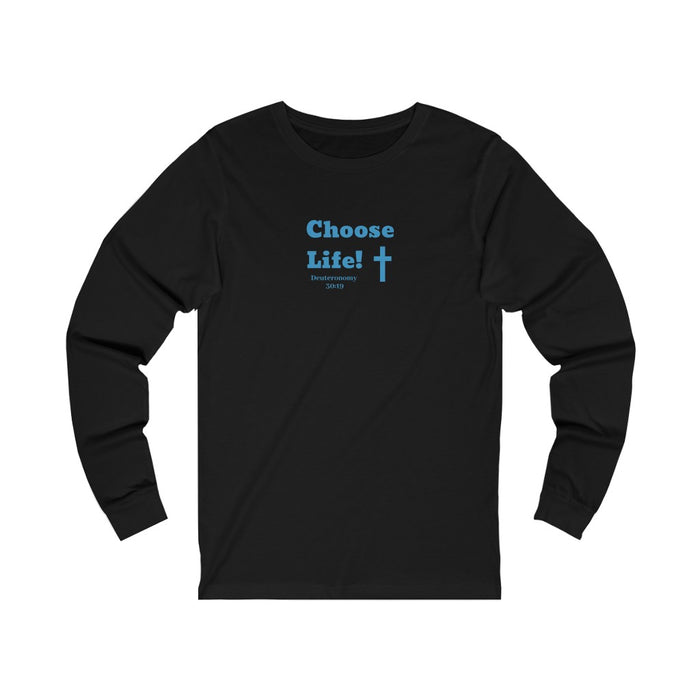 Choose Life 2.0 Men Unisex Jersey Long Sleeve Tee