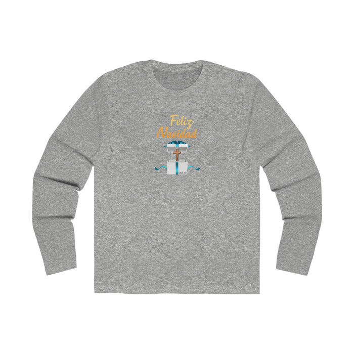 Feliz Navidad Men's Long Sleeve Crew Tee