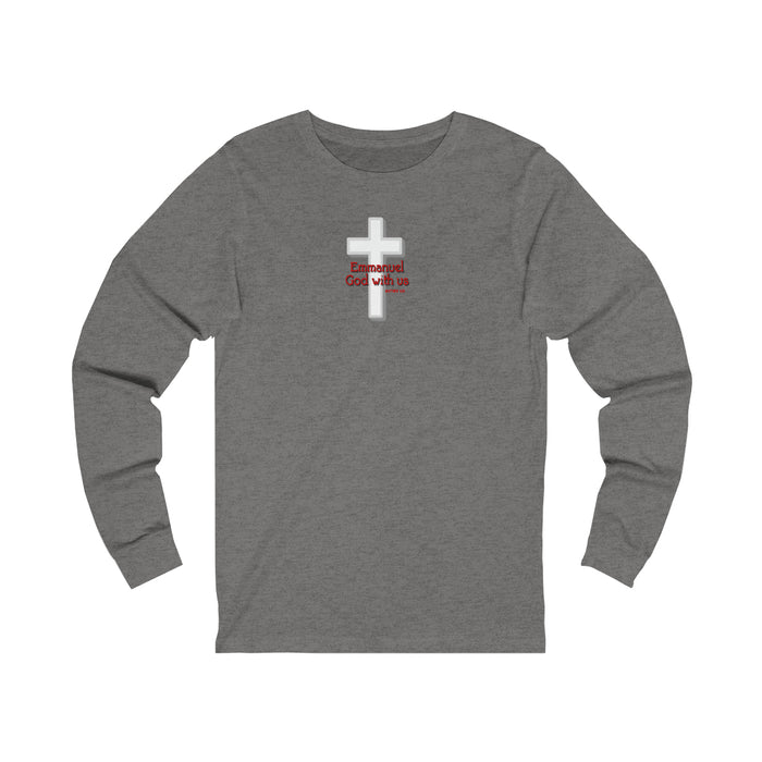 Emmanuel God With Us Men’s Unisex Jersey Long Sleeve Tee