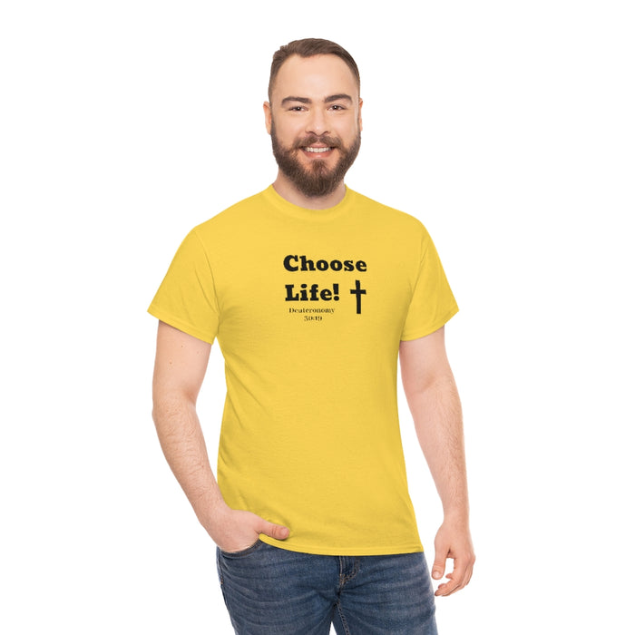 Choose Life 2.0 Women Unisex Heavy Cotton Tee