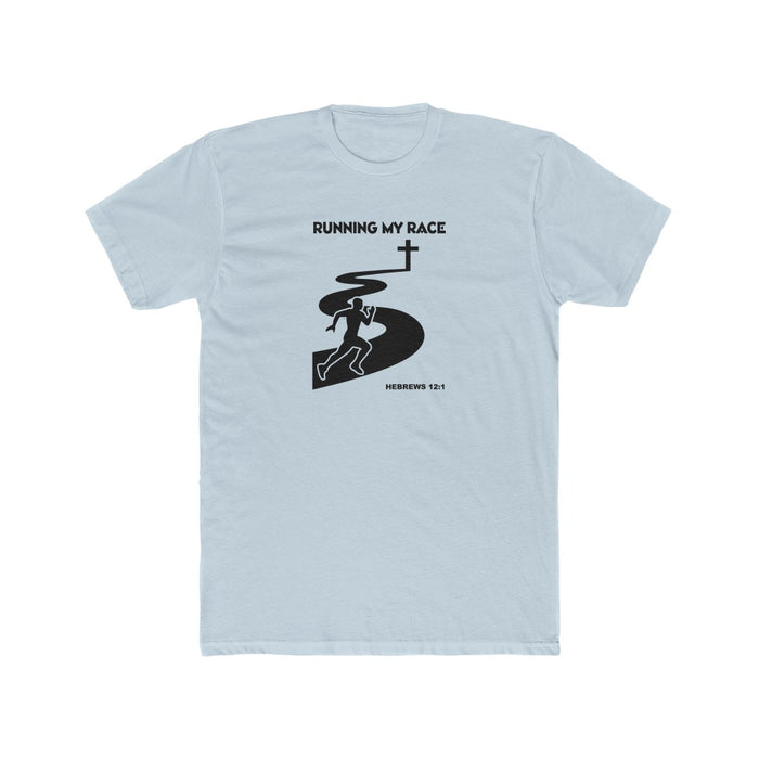 Running My Race Men's Cotton Crew Tee