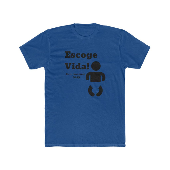 Escoge Vida Men's Cotton Crew Tee