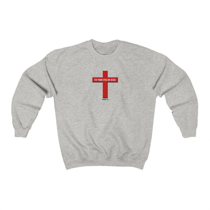 Fix Your Eyes on Jesus Women Unisex Heavy Blend™ Crewneck Sweatshirt