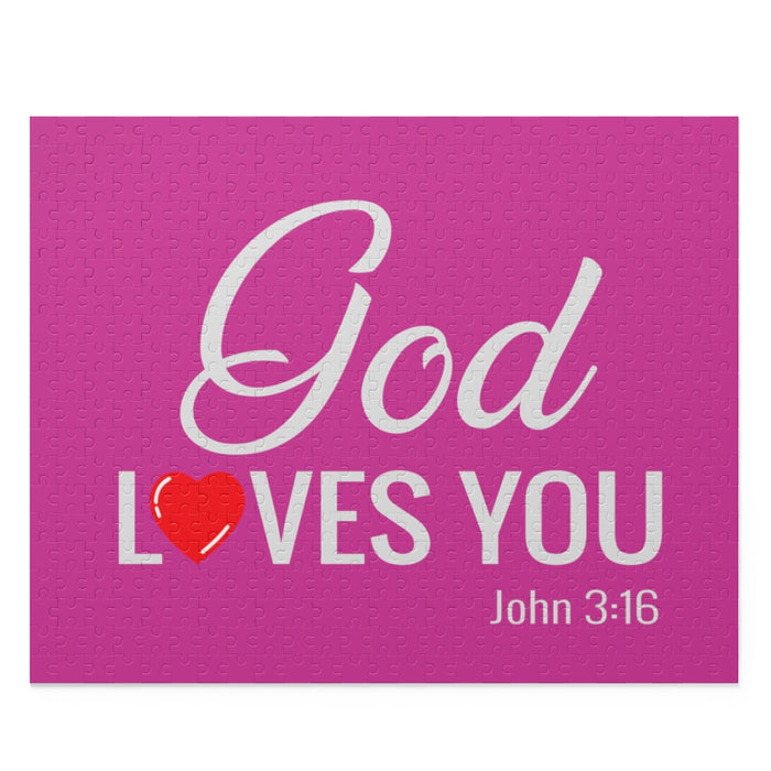 God Loves You Puzzle (120, 252, 500-Piece)