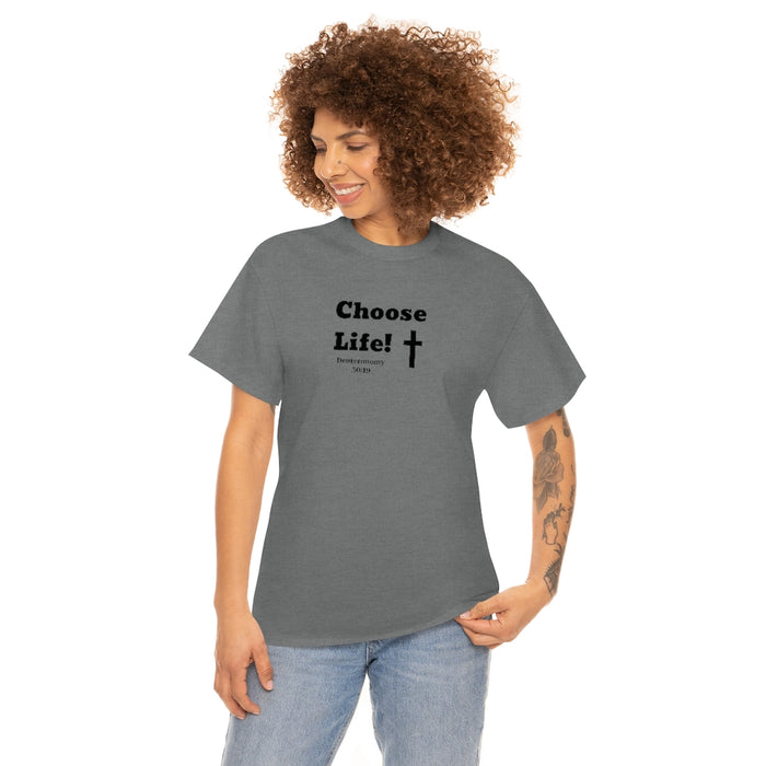 Choose Life 2.0 Women Unisex Heavy Cotton Tee