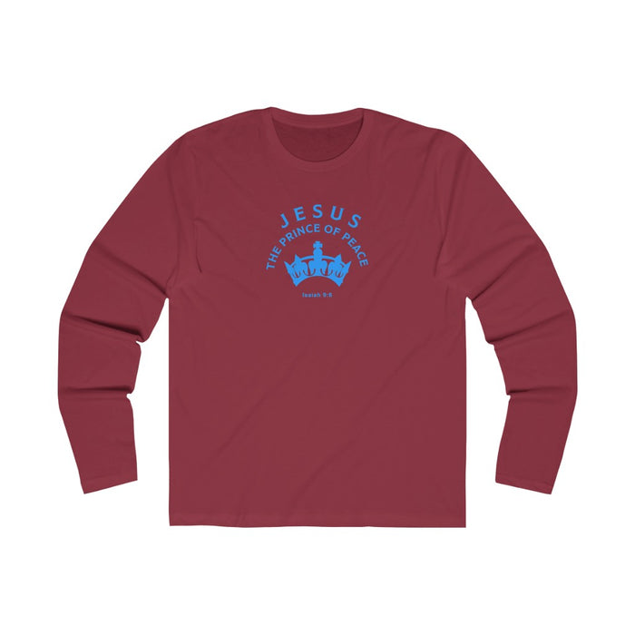 Jesus Prince of Peace Men's Long Sleeve Crew Tee