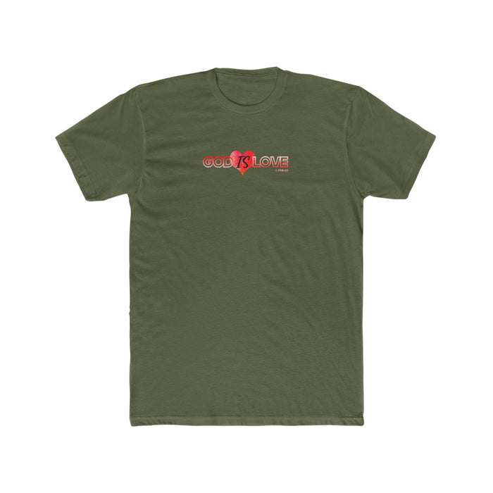 God is Love Men's Cotton Crew Tee