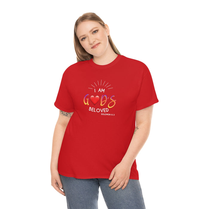 I am God’s Beloved Ladies Unisex Heavy Cotton Tee