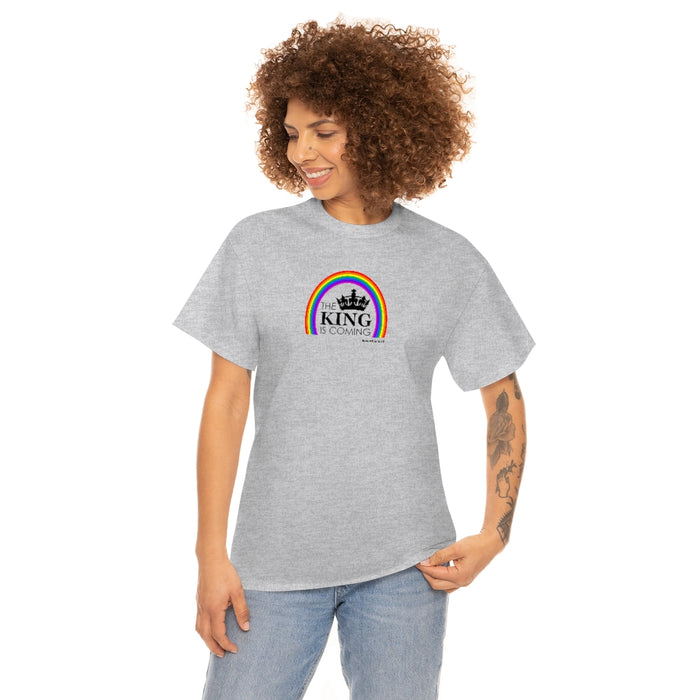 The King is Coming Women’s Unisex Heavy Cotton Tee