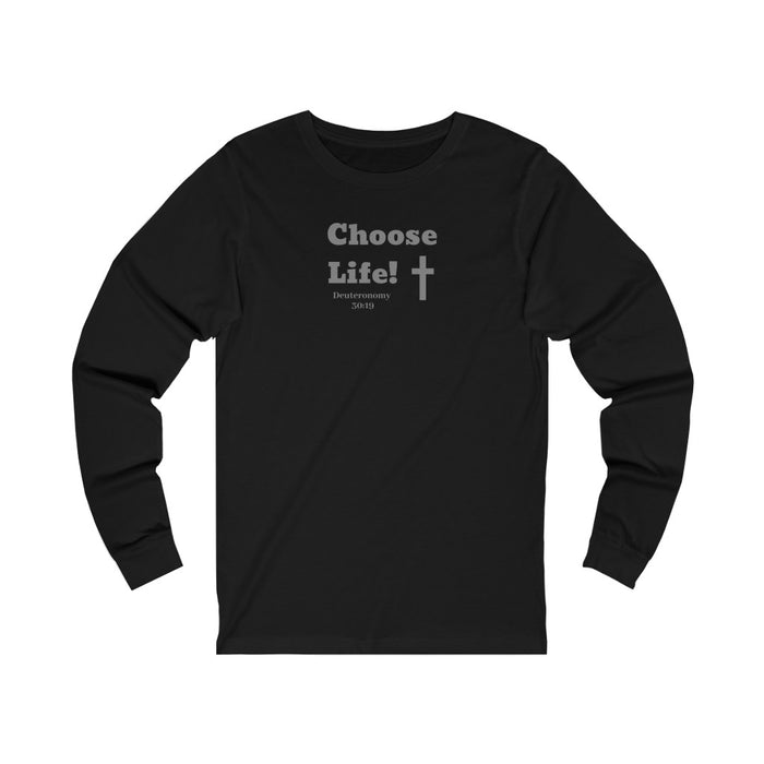 Choose Life 2.0 Women Unisex Jersey Long Sleeve Tee