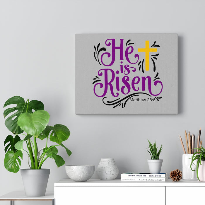 He is Risen Canvas Gallery Wraps