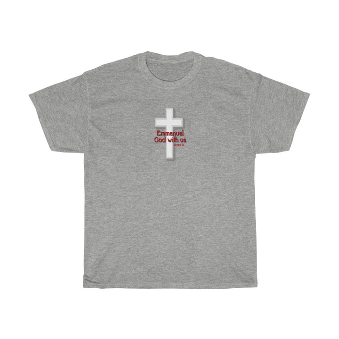 Emmanuel God With Us Women Unisex Heavy Cotton Tee