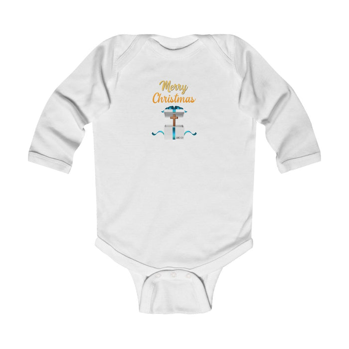 Merry Christmas Infant Long Sleeve Bodysuit