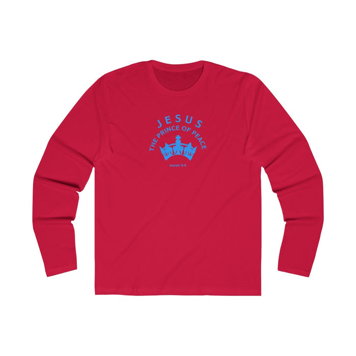 Jesus Prince of Peace Men's Long Sleeve Crew Tee