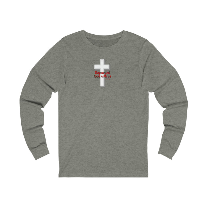 Emmanuel God With Us Men’s Unisex Jersey Long Sleeve Tee